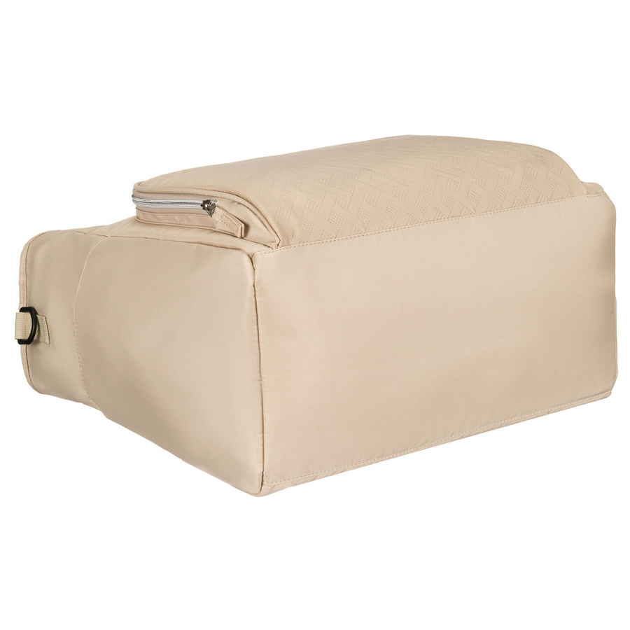 Praktische Reisetasche aus Polyester in Beige, ausgestattet mit einem Koffergriff – Peterson – Bild 13