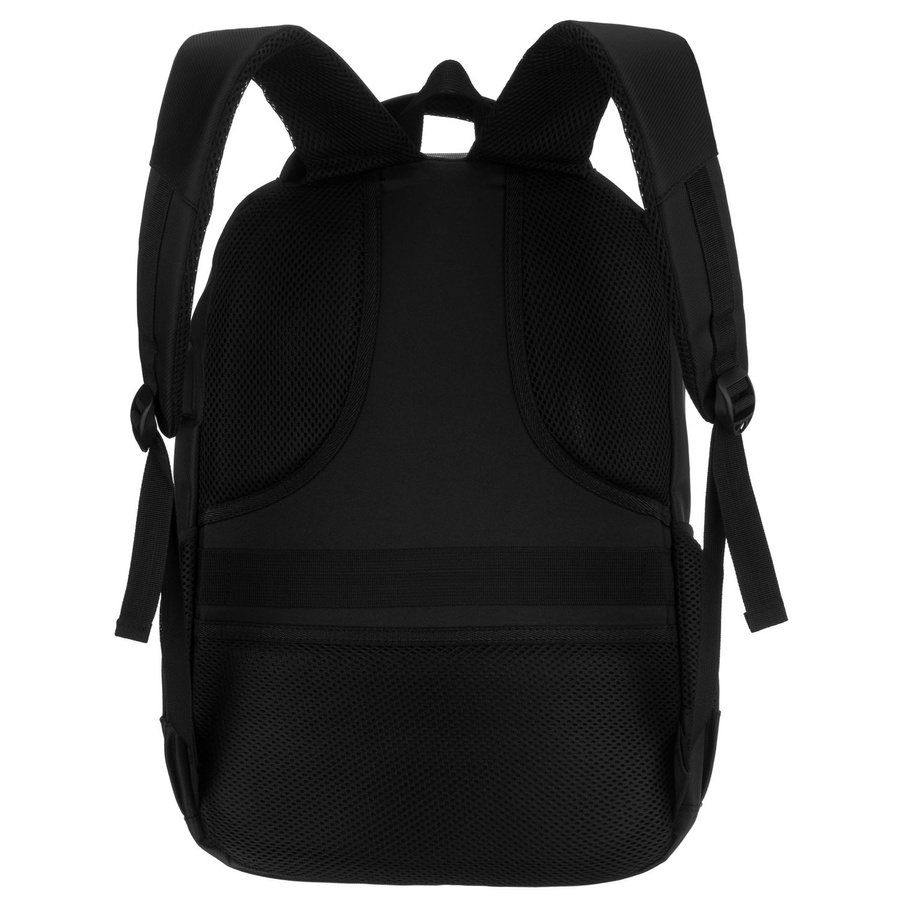 Schulrucksack aus Polyester in Schwarz mit USB-Anschluss – Peterson – Bild 7