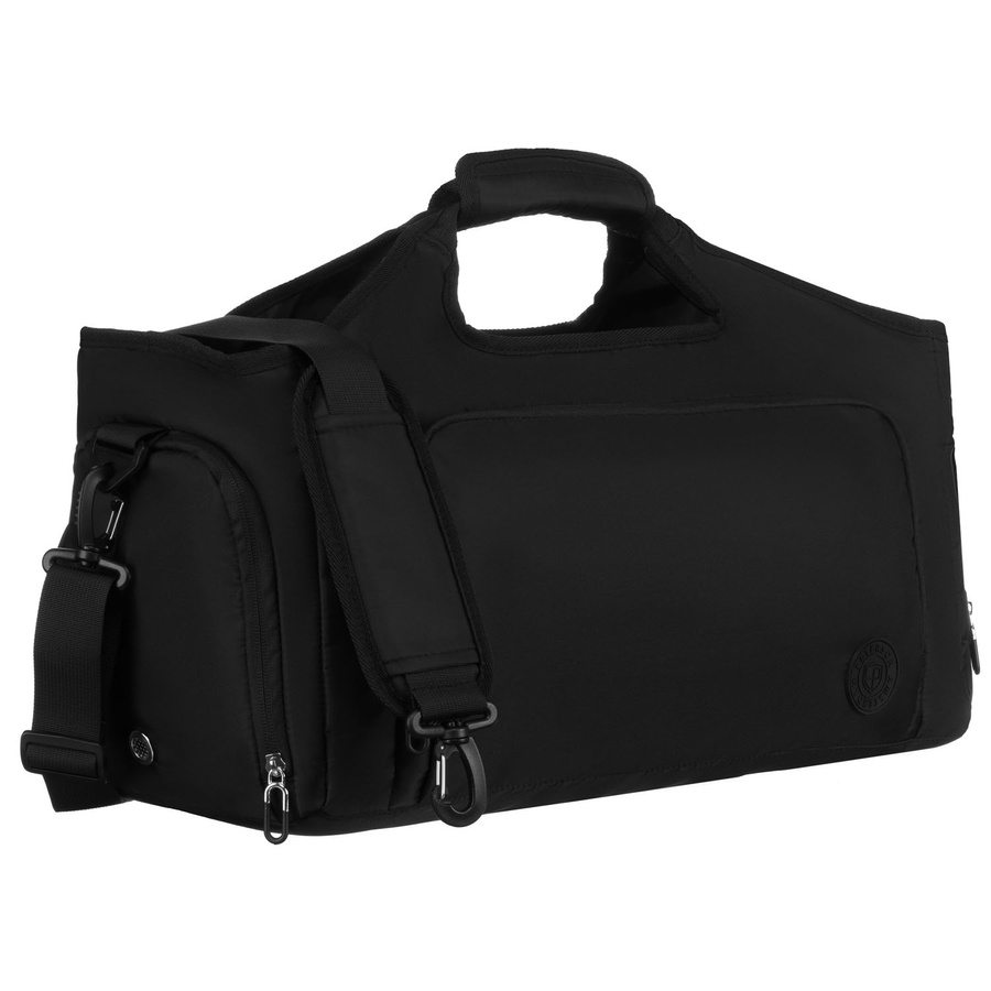 Schwarze, sportliche Reisetasche zum Umhängen – Peterson – Bild 2