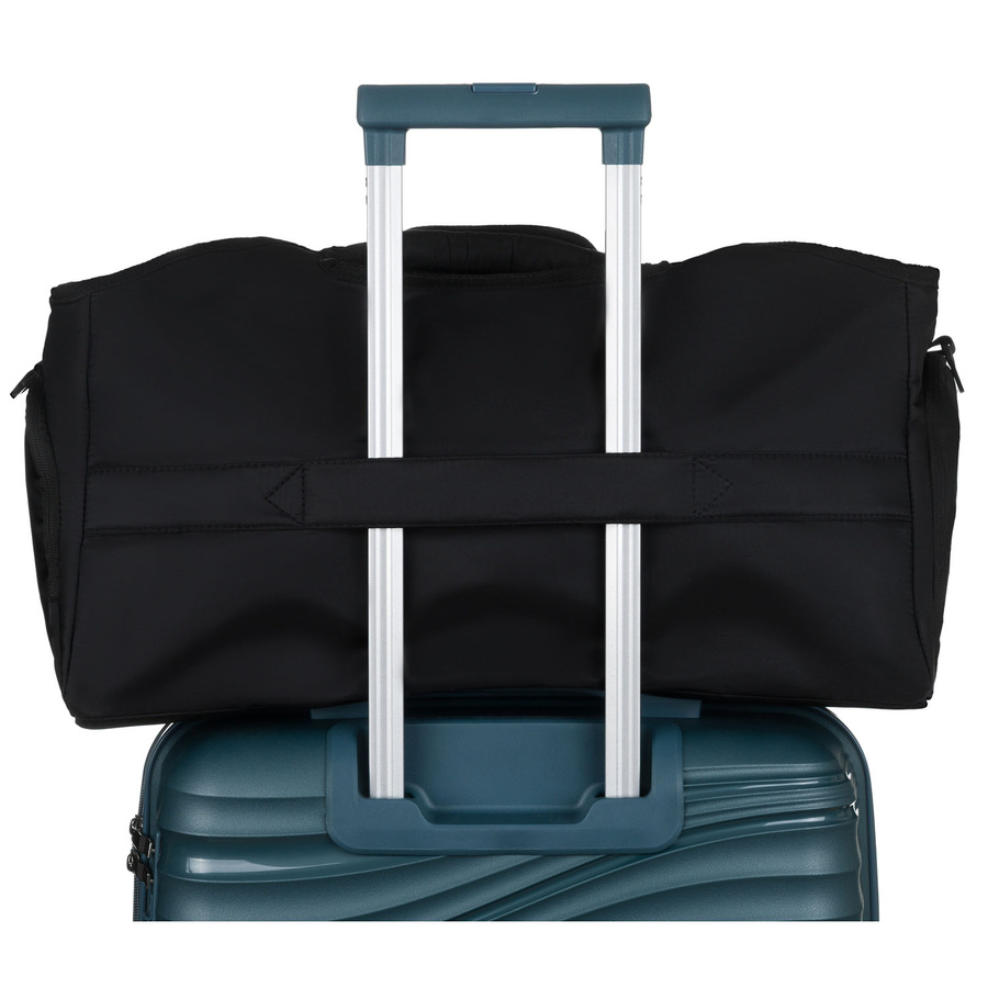 Schwarze, sportliche Reisetasche zum Umhängen – Peterson – Bild 4