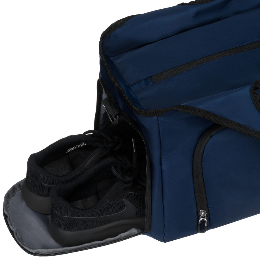 Schwarz-marineblaue, sportliche Reisetasche zum Umhängen mit abnehmbarem Gürtel – Peterson – Bild 6