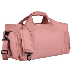 Sportliche Reisetasche aus Polyester in Pink mit Reißverschluss – Peterson