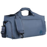 Blaue Wochenend-Reisetasche mit Kofferhalterung – Peterson