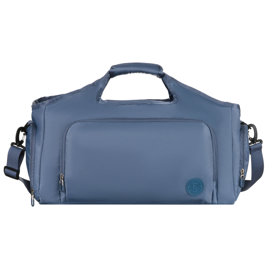 Blaue Wochenend-Reisetasche mit Kofferhalterung – Peterson – Bild 2