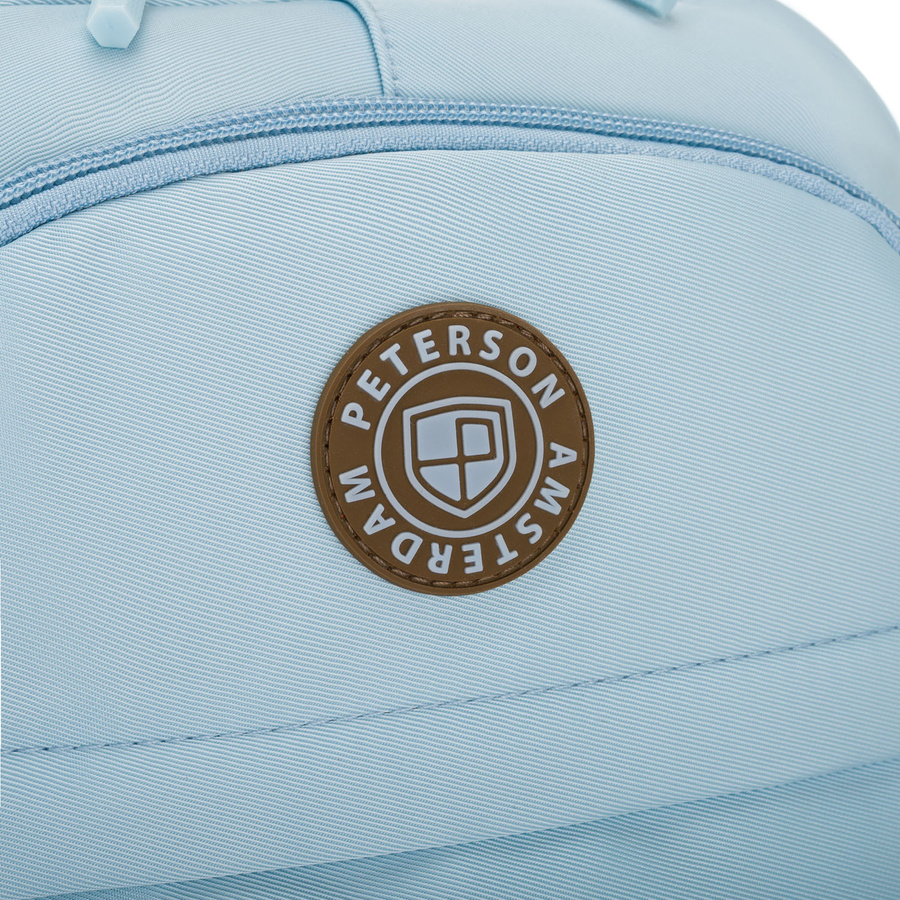 Peterson Schulrucksack aus Polyester in Hellblau mit verstellbaren Trägern – Bild 11