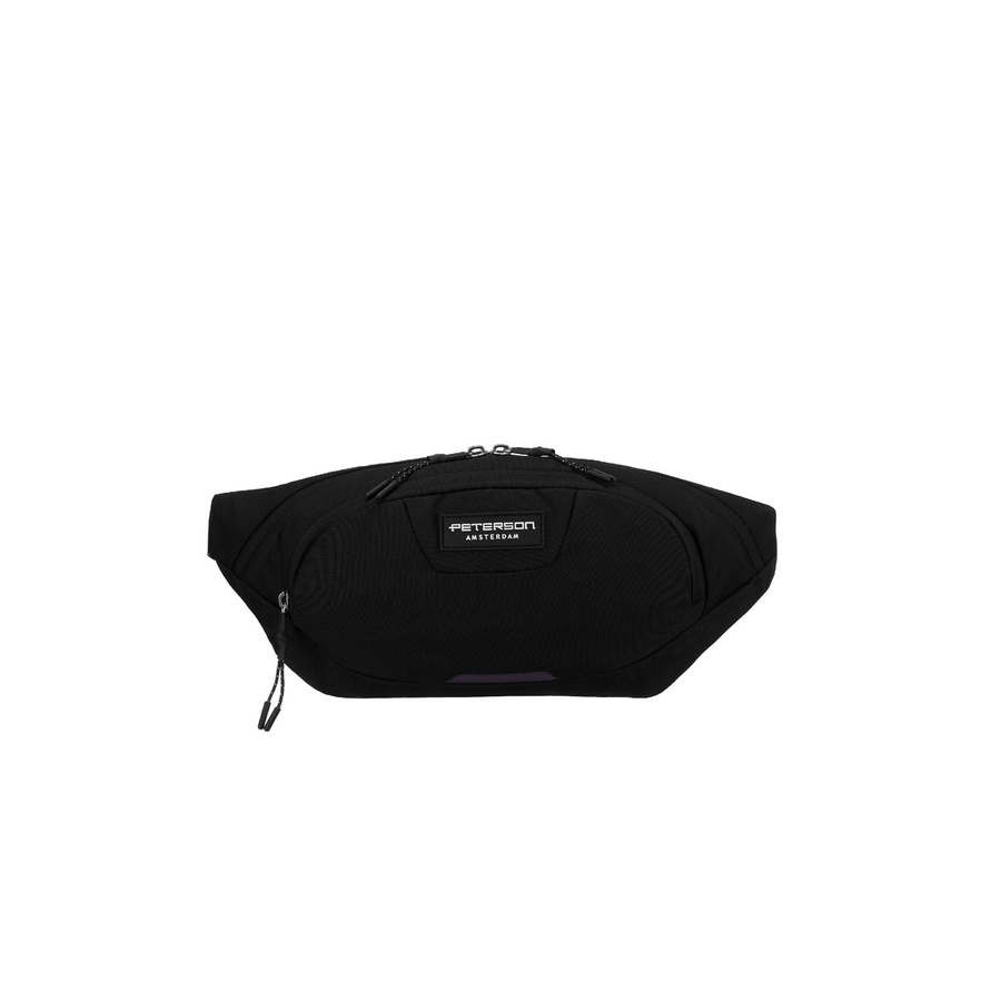 Sportliche Polyester-Bauchtasche in Schwarz - Peterson – Bild 7