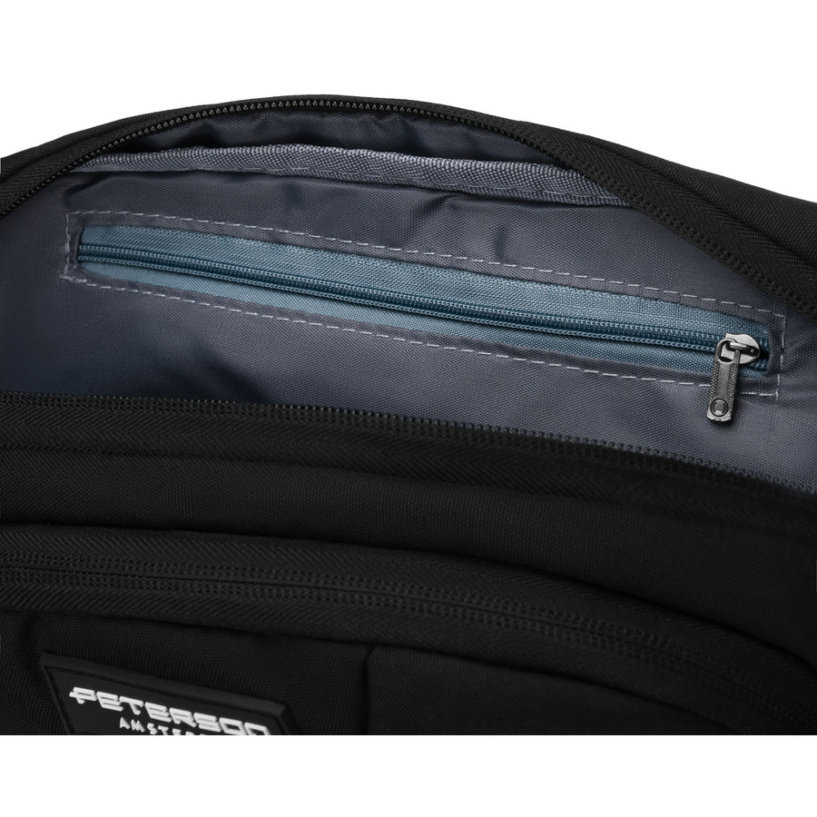 Sportliche Polyester-Bauchtasche in Schwarz - Peterson – Bild 12