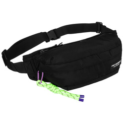 Sportliche, geräumige Gürteltasche aus Polyester in Schwarz – Peterson