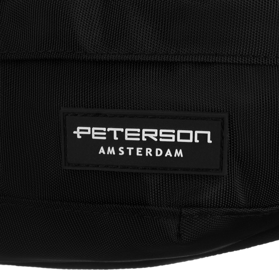 Sportliche, geräumige Gürteltasche aus Polyester in Schwarz - Peterson – Bild 7