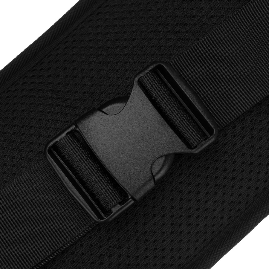 Sportliche, geräumige Gürteltasche aus Polyester in Schwarz - Peterson – Bild 10