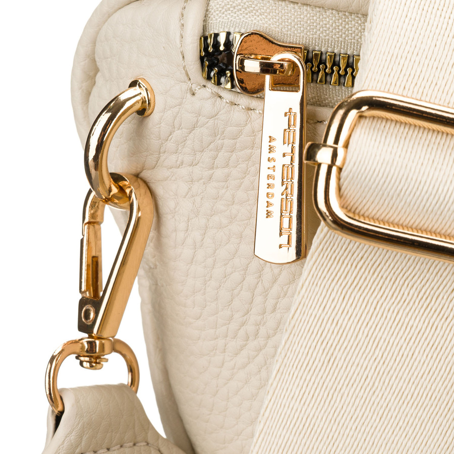Damen-Gürteltasche aus Öko-Leder in hellem Beigeton – Peterson – Bild 9