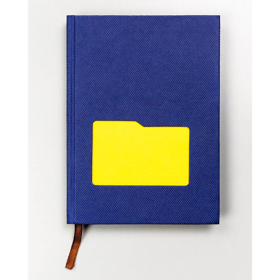 Notizbuch in Marineblau mit festem Einband und im B6-Format, bedruckt mit Punkten – Peterson – Bild 2