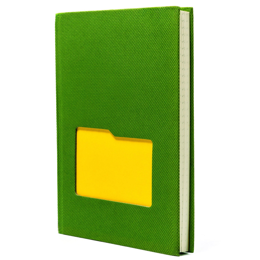 Grünes Notizbuch mit festem Einband, bedruckt mit Punkten, Format B6 - Peterson
