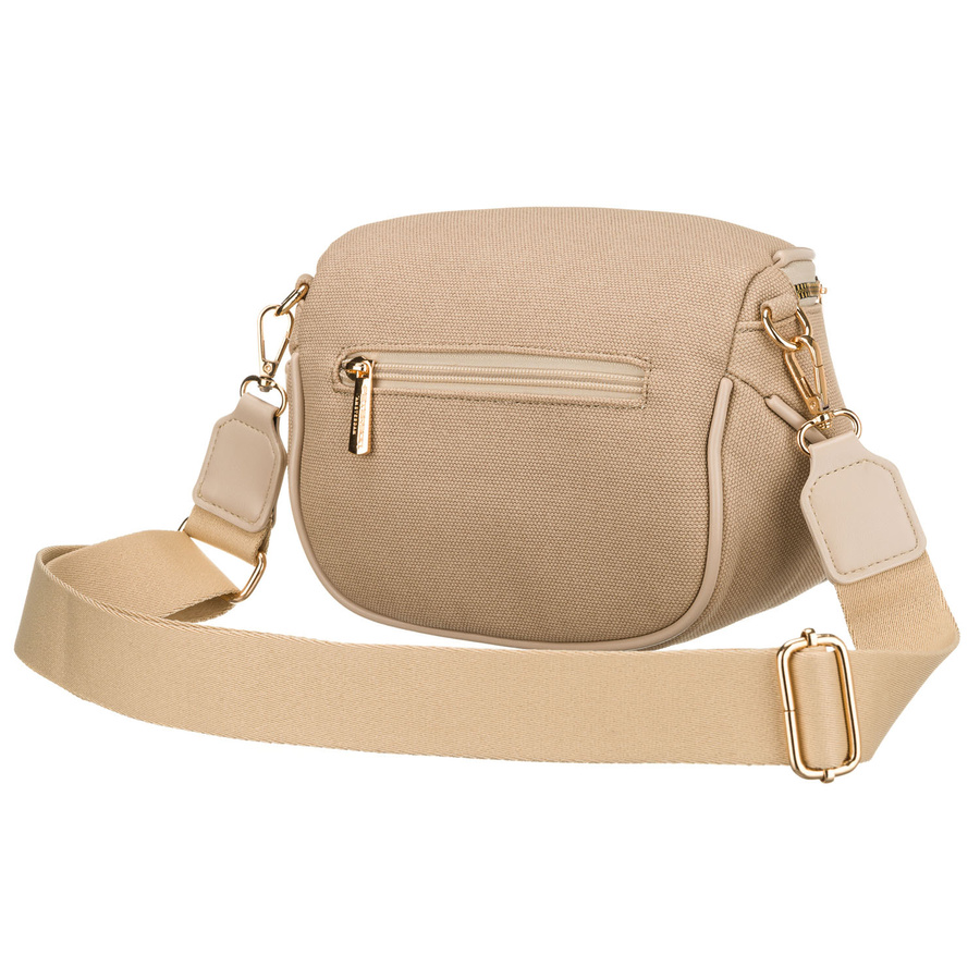 Beige Damen-Gürteltasche mit Reißverschluss und verstellbarem Riemen – Peterson – Bild 4