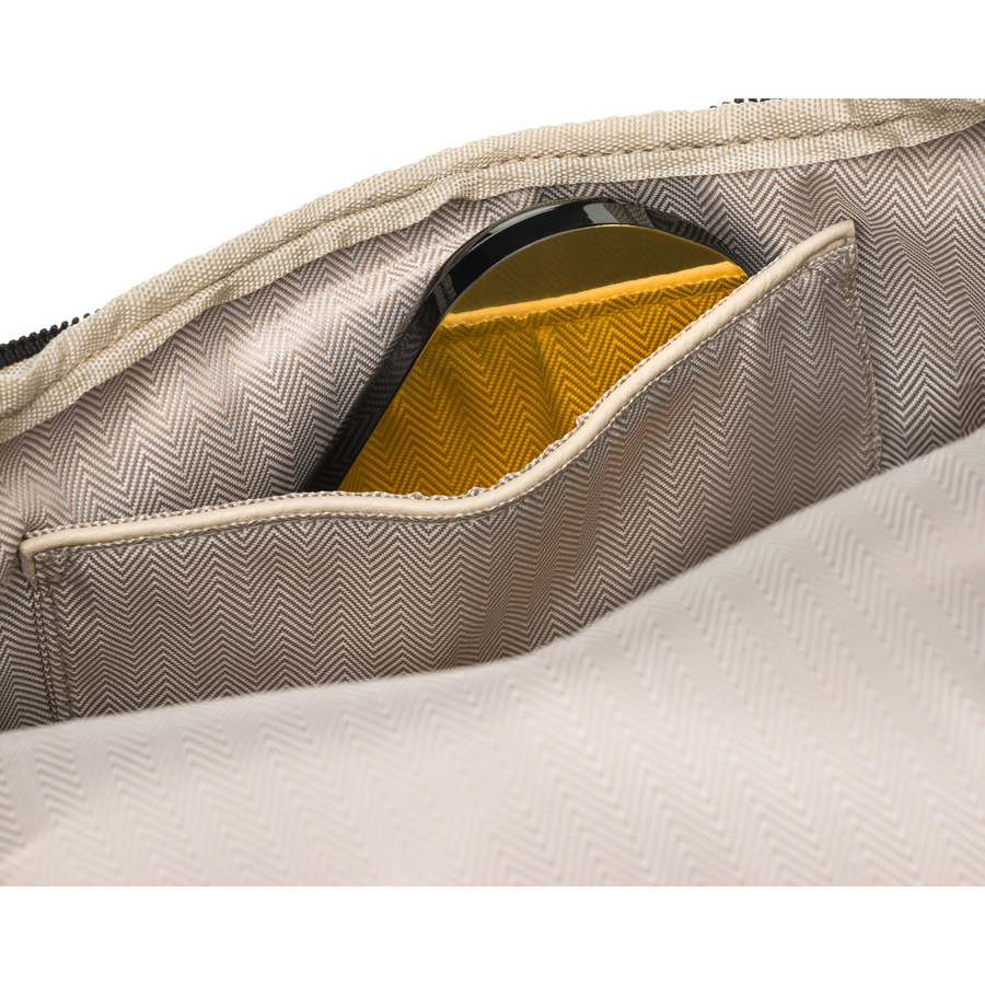Damen-Gürteltasche aus Öko-Leder in Beigeton mit Rücktasche – Peterson – Bild 6