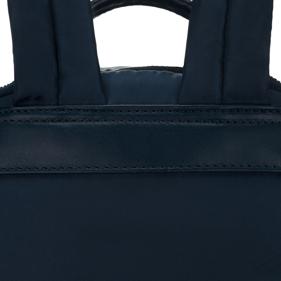 Zweifach unterteiltes, marineblaues Damen-Rucksack aus Polyester - Peterson – Bild 15