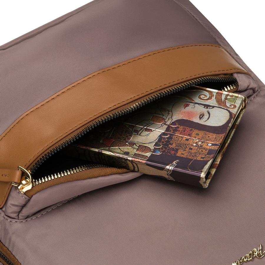 Peterson Damen-Rucksack mit zwei Fächern aus Polyester in Beige – Bild 17