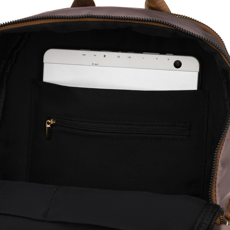 Peterson Damen-Rucksack mit zwei Fächern aus Polyester in Beige – Bild 18