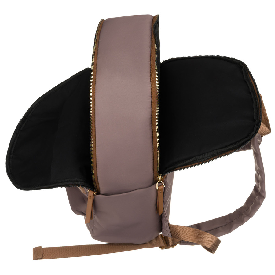 Peterson Damen-Rucksack mit zwei Fächern aus Polyester in Beige – Bild 20