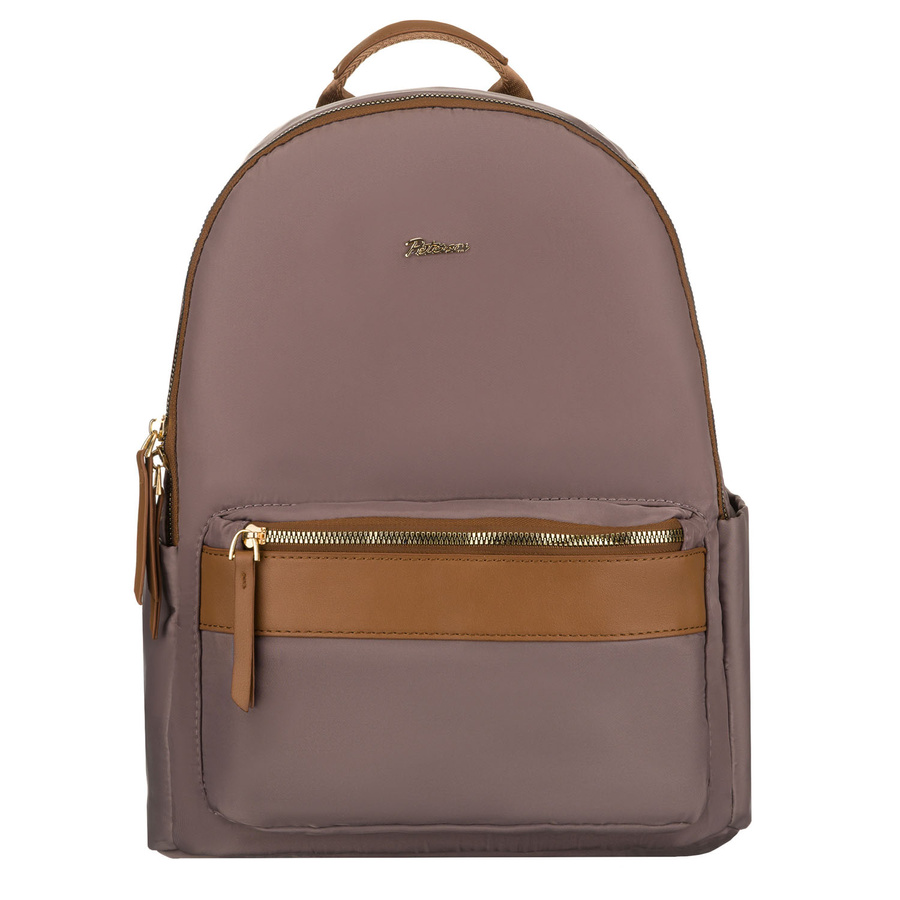 Peterson Damen-Rucksack mit zwei Fächern aus Polyester in Beige – Bild 4
