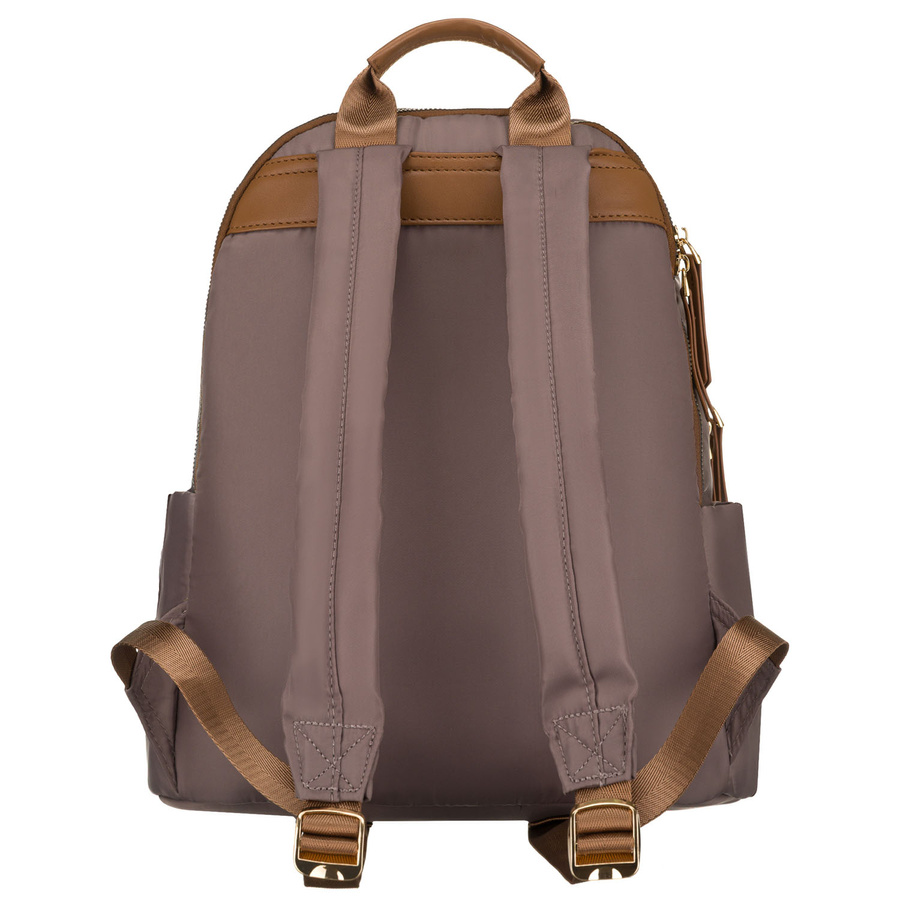 Peterson Damen-Rucksack mit zwei Fächern aus Polyester in Beige – Bild 9