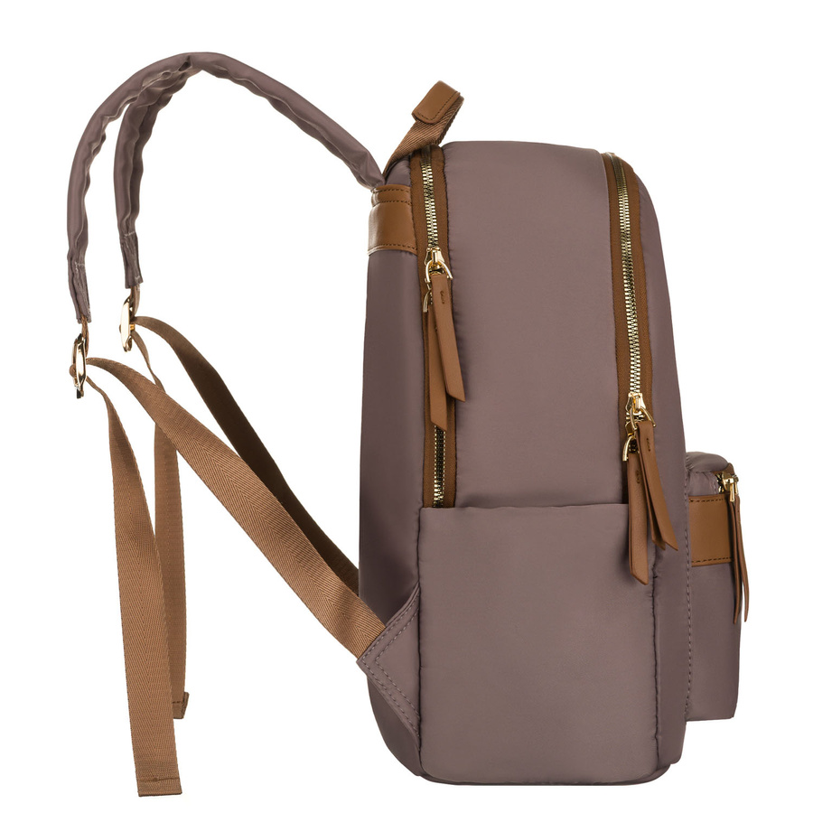 Peterson Damen-Rucksack mit zwei Fächern aus Polyester in Beige – Bild 7