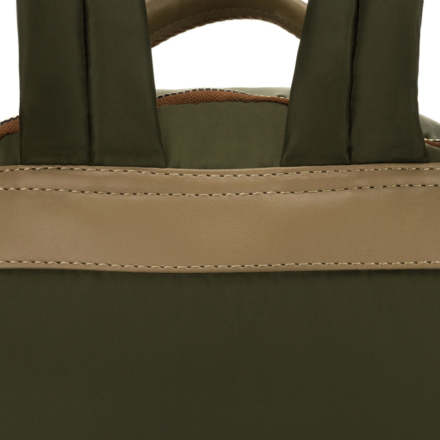 Grüner, städtischer Damenrucksack aus Polyester mit Reißverschlüssen verschließbar – Peterson – Bild 16