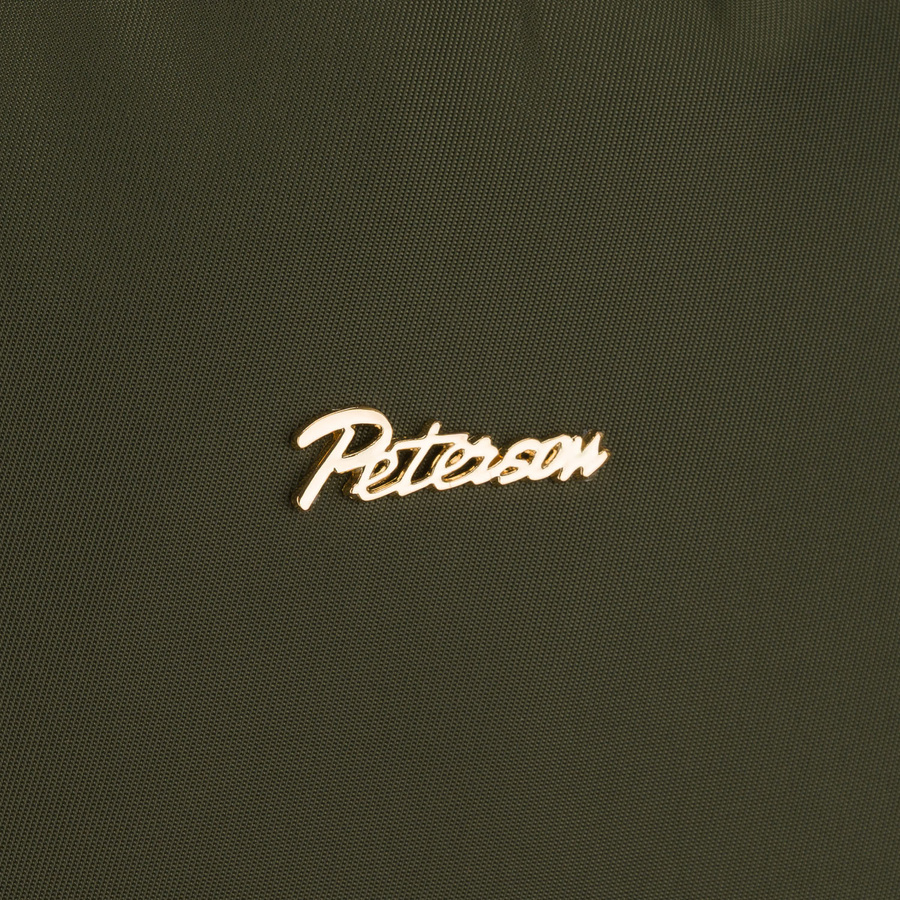 Grüner, städtischer Damenrucksack aus Polyester mit Reißverschlüssen verschließbar – Peterson – Bild 12