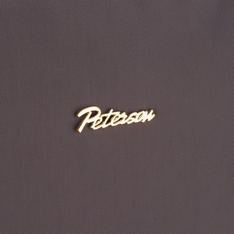 Grauer, städtischer Damen-Rucksack aus Polyester mit Reißverschlüssen – Peterson – Bild 10