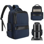 Granatblauer Reiserucksack mit Laptopfach bis zu 14 Zoll – Peterson