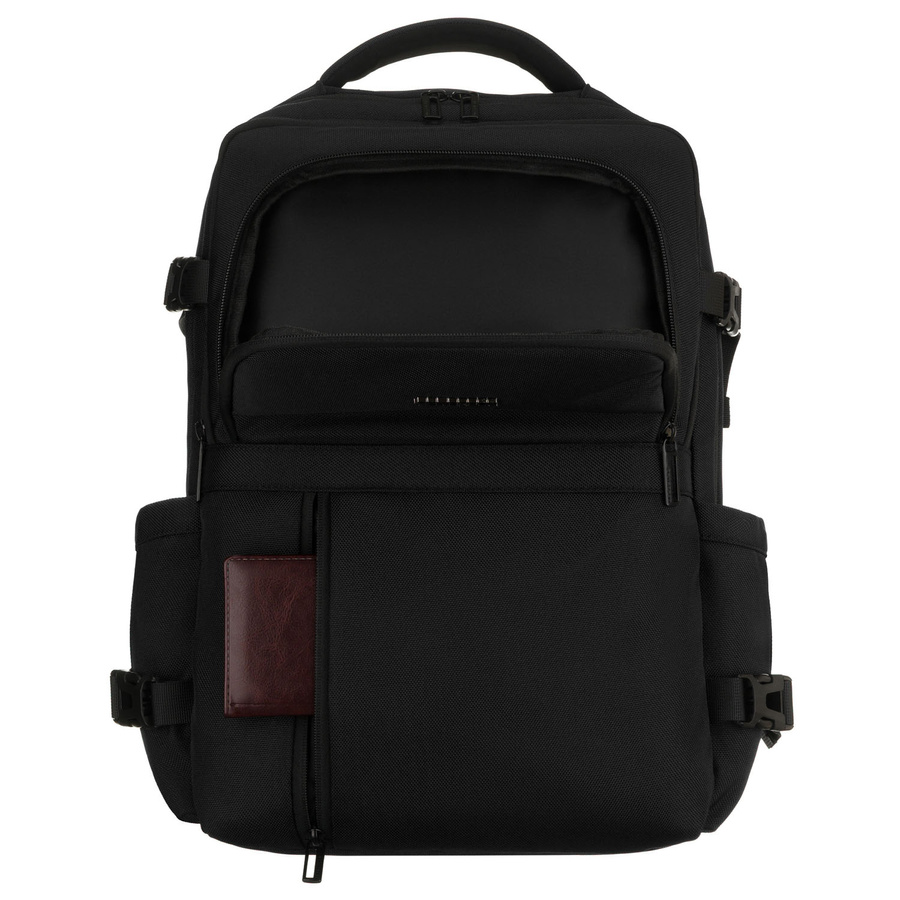 Reise-Rucksack aus Polyester in Schwarz mit Laptopfach - Peterson – Bild 5
