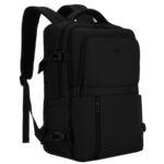 Reise-Rucksack aus Polyester in Schwarz mit Laptopfach - Peterson