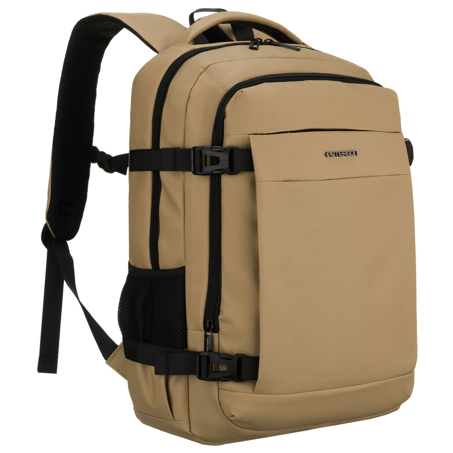 Großer Khaki-Reise-Rucksack mit Laptopfach, zweifach unterteilt – Peterson – Bild 3