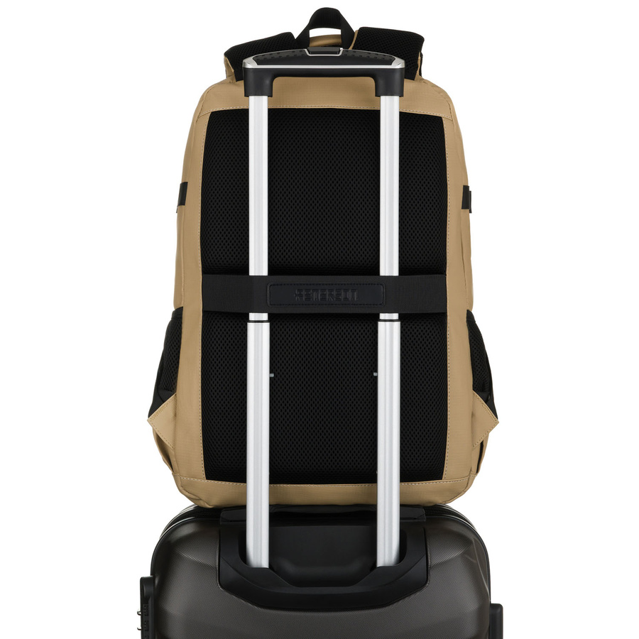 Großer Khaki-Reise-Rucksack mit Laptopfach, zweifach unterteilt – Peterson – Bild 8