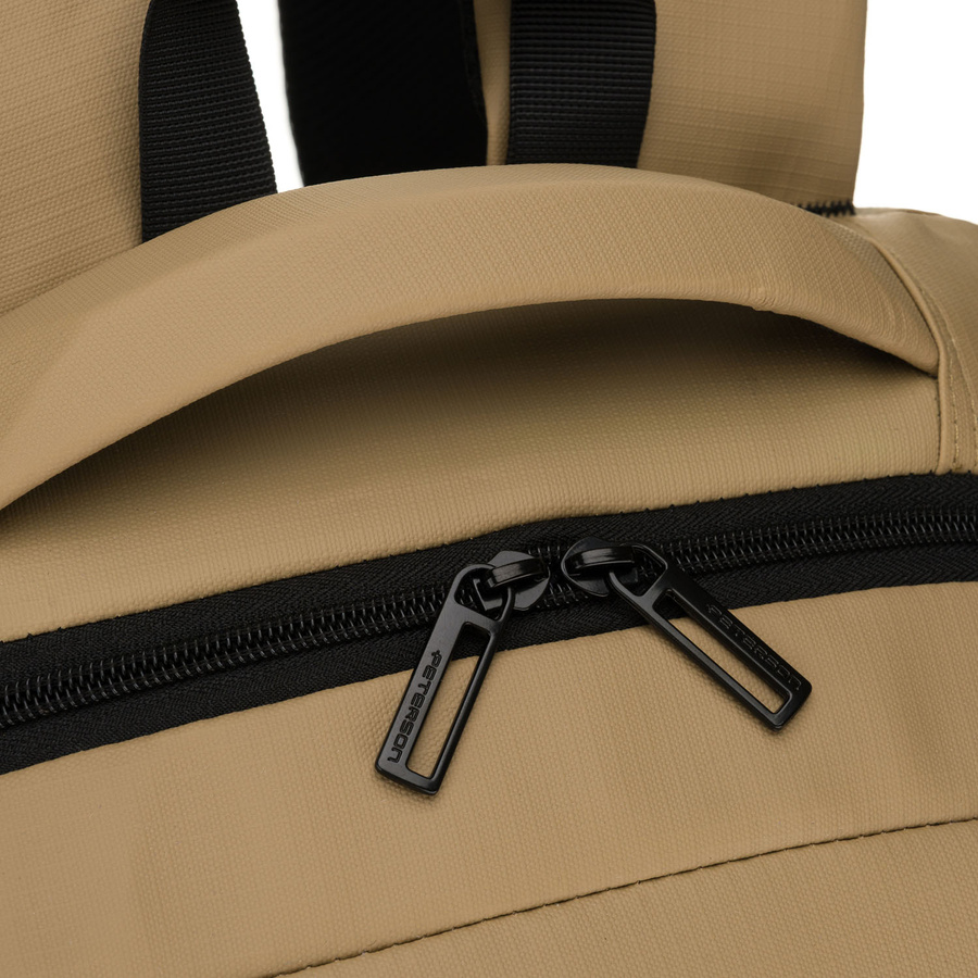 Großer Khaki-Reise-Rucksack mit Laptopfach, zweifach unterteilt – Peterson – Bild 20