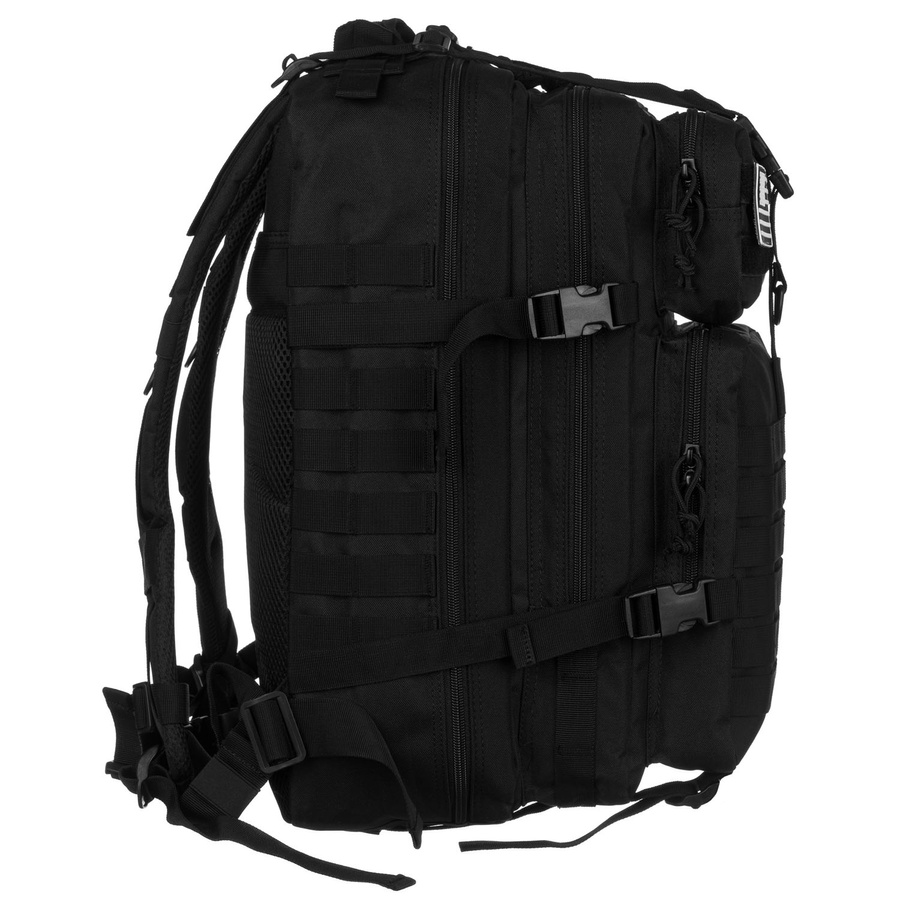 Großer, taktischer Militärrucksack aus Nylon in Schwarz – Peterson – Bild 8