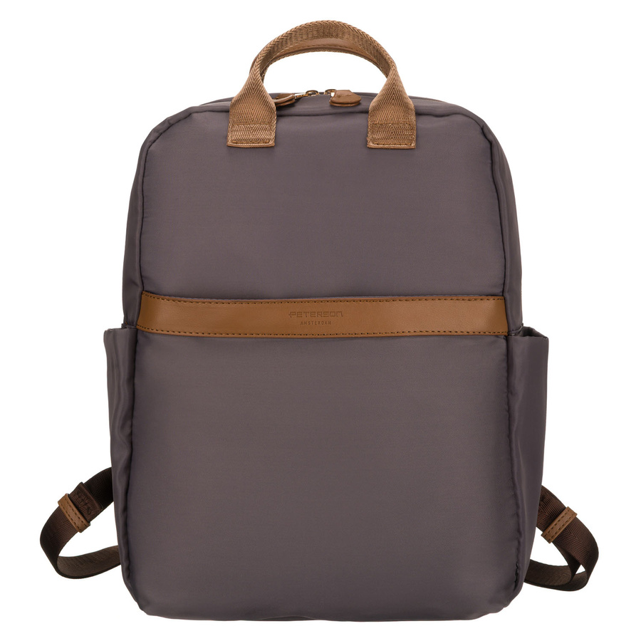 Grauer, städtischer Damen-Rucksack aus Nylon – Peterson – Bild 4
