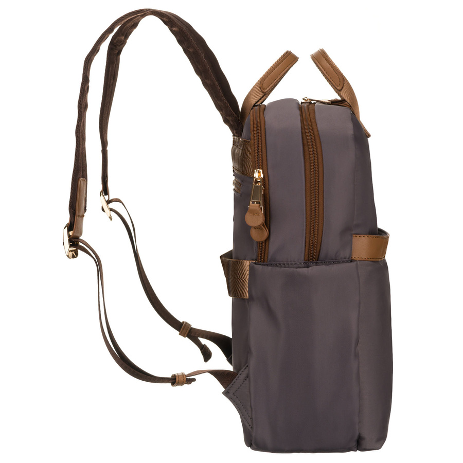 Grauer, städtischer Damen-Rucksack aus Nylon – Peterson – Bild 7