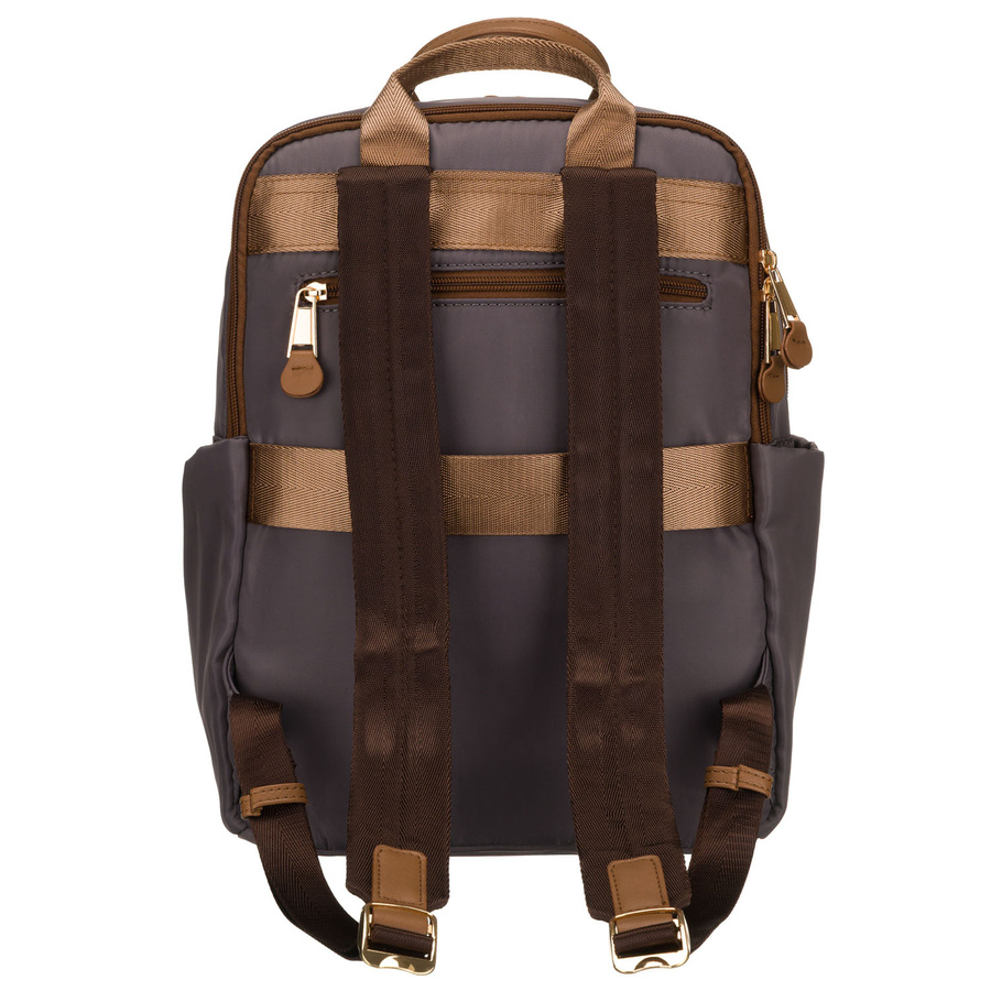 Grauer, städtischer Damen-Rucksack aus Nylon – Peterson – Bild 9