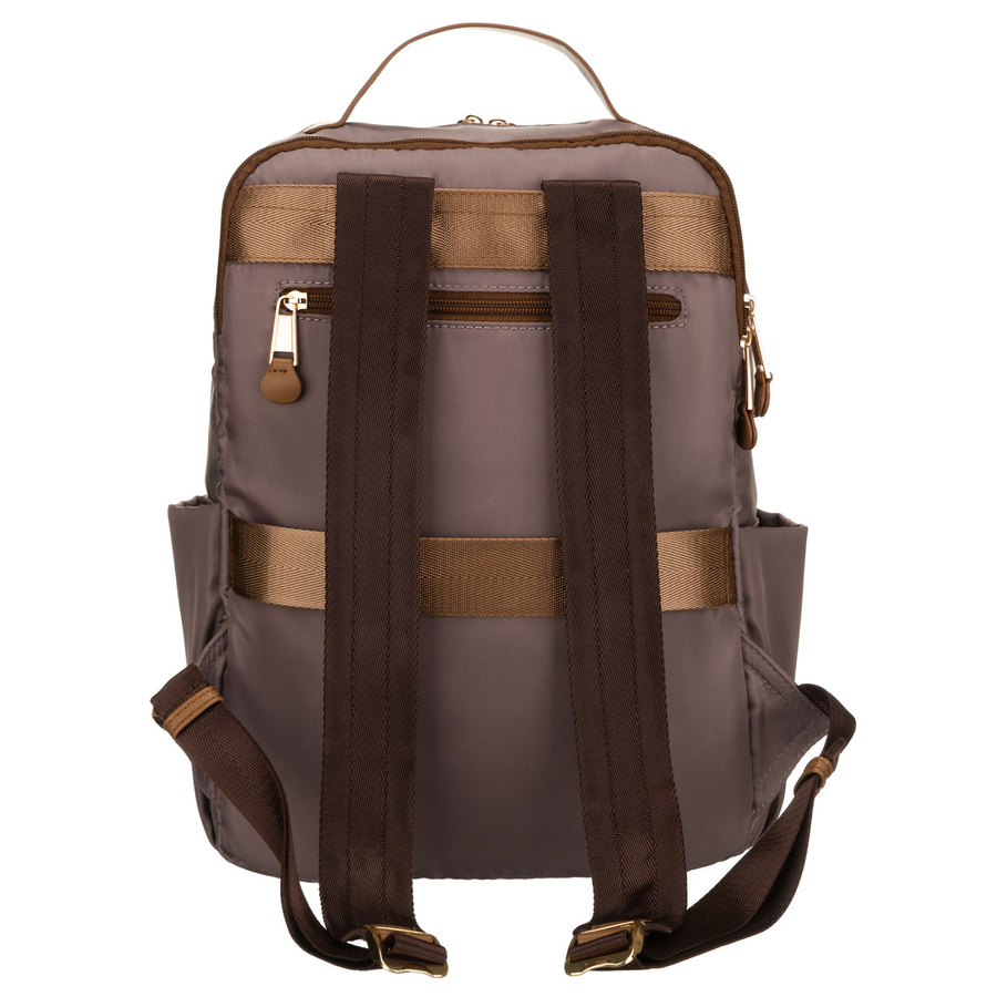 Damen-Rucksack aus Nylon in Beige mit verstellbaren Schultergurten – Peterson – Bild 9
