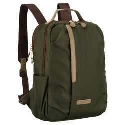 Grüner Damen-Rucksack mit verstellbaren Trägern und Reißverschluss – Peterson