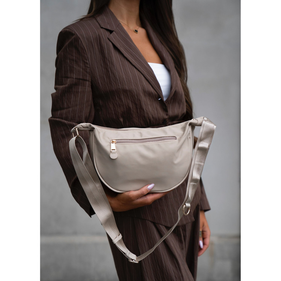 Damen-Umhängetasche in Beige aus Nylon – Peterson – Bild 3