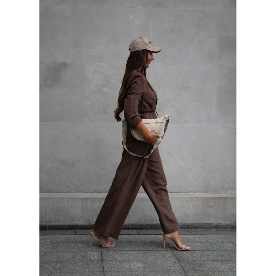 Damen-Umhängetasche in Beige aus Nylon – Peterson – Bild 17