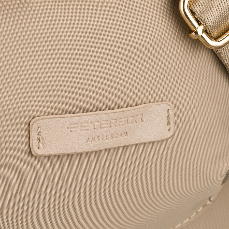 Damen-Umhängetasche in Beige aus Nylon – Peterson – Bild 13