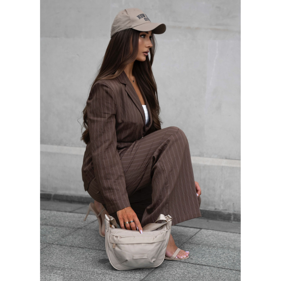 Damen-Umhängetasche in Beige aus Nylon – Peterson – Bild 6