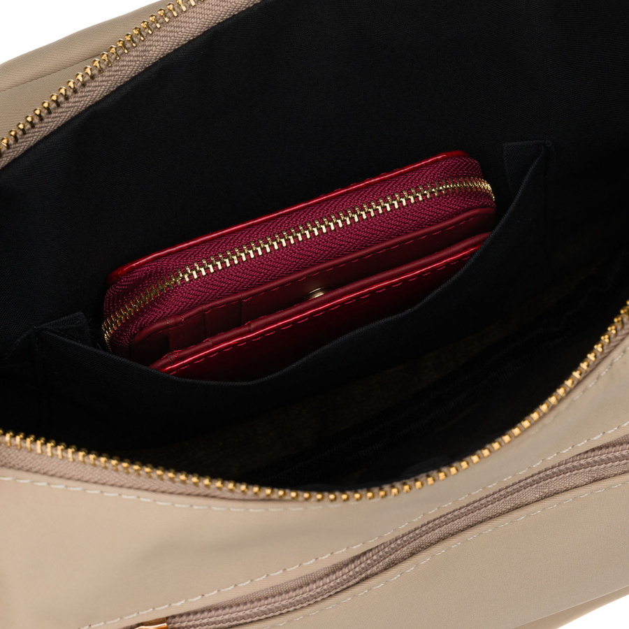 Damen-Umhängetasche in Beige aus Nylon – Peterson – Bild 19