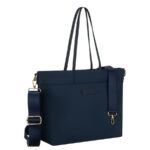 Damen-Shopper in Marineblau mit Magnetverschluss – Peterson