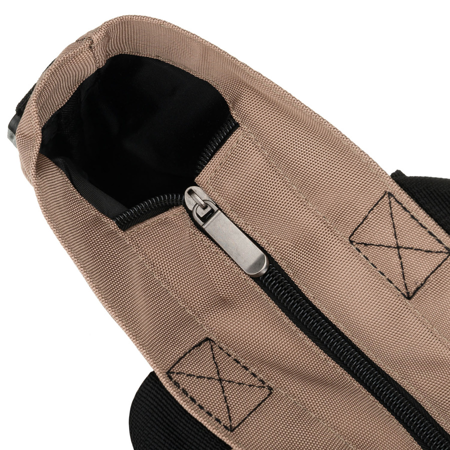 Große Damentasche aus Polyester in Beige, ein Hauptfach - Peterson – Bild 7