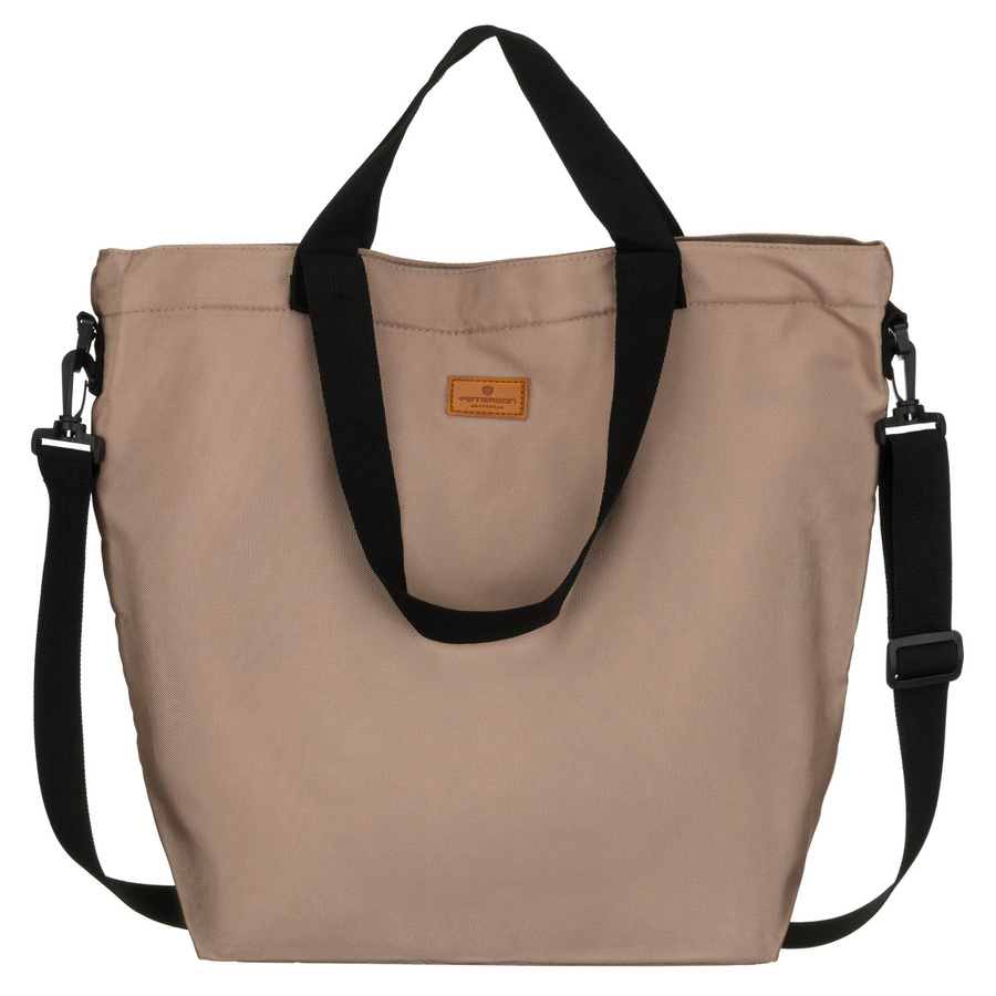 Große Damentasche aus Polyester in Beige, ein Hauptfach - Peterson – Bild 2