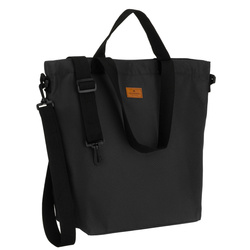 Damen-Handtasche aus Polyester in dunkelgrauer Farbe mit Reißverschlüssen verschließbar mit Außentasche – Peterson